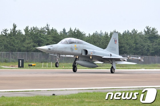 공군 제18전투비행단 205전투비행대대 F-5 전투기. (뉴스1 DB) ⓒ News1