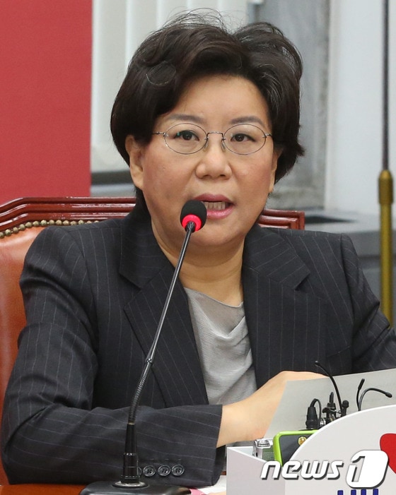 이혜훈 새누리당 최고위원이 12일 오전 서울 여의도 국회에서 열린 최고위원회의에서 발언을 하고 있다. 2013.9.12/뉴스1 © News1 송원영 기자