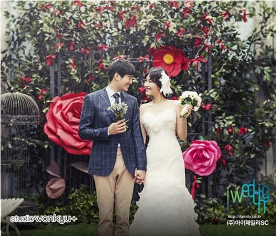 정성윤-김미려 웨딩화보(아이웨딩 제공). © News1