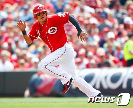 신시내티 레즈의 추신수. © AFP=News1