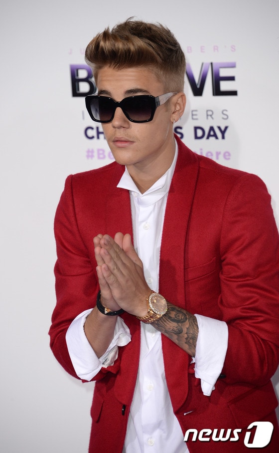 저스틴 비버.© AFP=News1