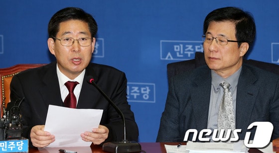 민주당 양승조 최고위원. 2014.1.15/뉴스1 © News1   오대일 기자