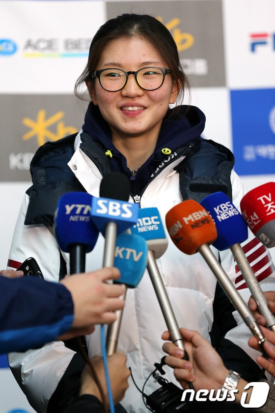 쇼트트랙 여자 국가대표 심석희가 스포츠용품 나이키와 후원 계약을 맺었다. ⓒ News1