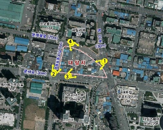 주상복합 아파트와 오피스텔, 근린생활시설이 함께 들어서는 서울 영등포 청과물도매시장 이전 부지/제공=서울시© News1  