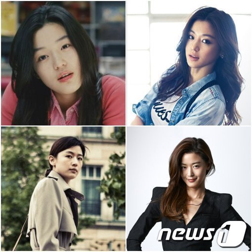 전지현 14년 전과 오늘(온라인 커뮤니티) © News1  