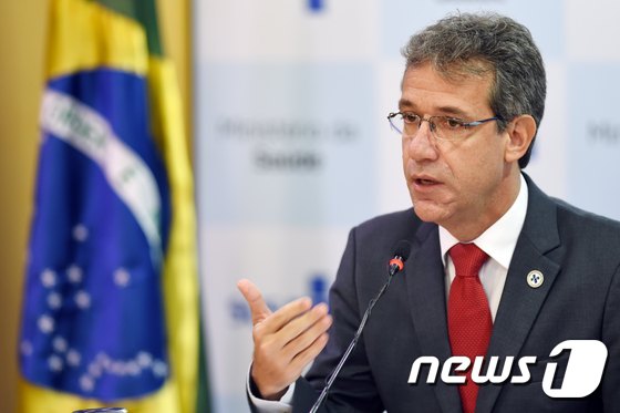 아르투르 시오루 브라질 보건장관.ⓒ AFP=뉴스1