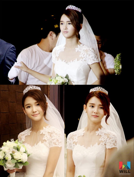 남보라가 웨딩드레스 자태를 뽐냈다. 윌엔터테인먼트 ⓒ News1