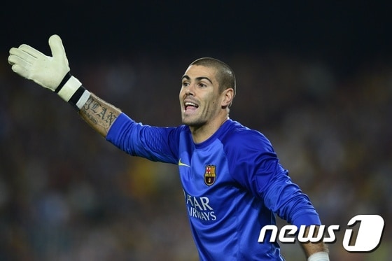 맨체스터 유나이티드가 전 바르셀로나 골키퍼 빅토르 발데스의 영입을 9일(한국시간) 발표했다. ⓒ AFP=News1