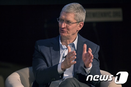 팀 쿡 애플 최고경영자. ⓒ AFP=뉴스1