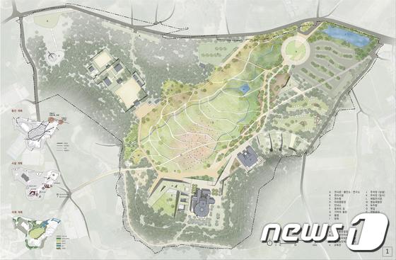동학농민혁명기념재단 기념공원 안내도(뉴스1DB)  News1 