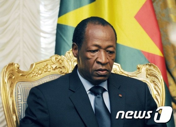 블레즈 콩파오레 전 부르키나파소 대통령.ⓒ AFP=뉴스1