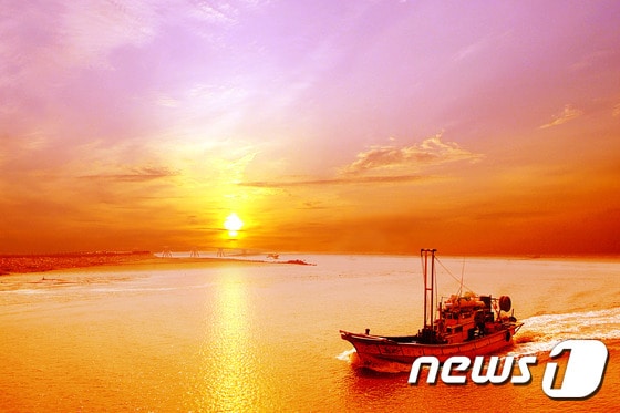 시흥 월곶포구 낙조/시흥시 제공@ news1 