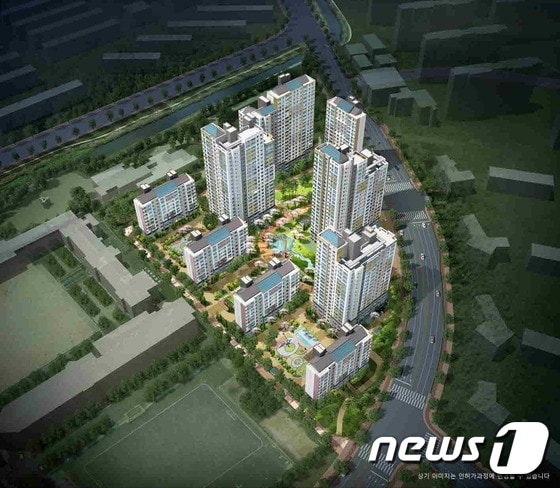 과천 주공 7-2단지 아파트 재건축 조감도/과천시 제공ⓒ News1