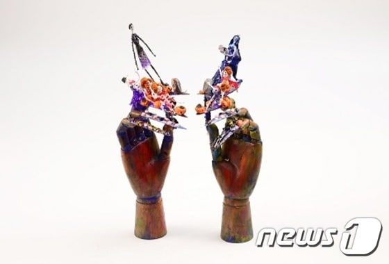 중부대 미용분장학과 4학년 김세아 학생 작품. 작품명 '네일 지옥'.ⓒ News1