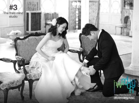 양의지 웨딩 사진.(사진제공=아이패밀리SC)ⓒ News1