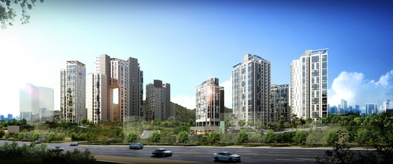 '구리 더샵 그린포레' 조감도 ⓒNews1