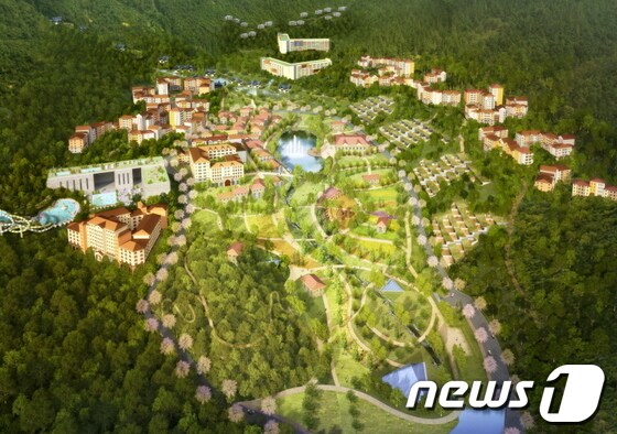 양평 한화복합휴양단지 숙박시설© News1 