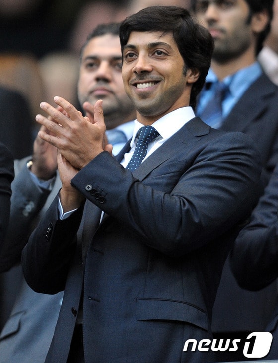 잉글랜드 프리미어리그(EPL) 맨체스터시티FC 구단주 셰이크 만수르 빈 자예드 알 나얀. © AFP=News1 