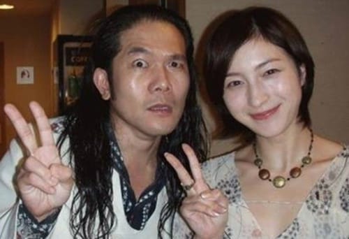 일본 배우 히로스에 료코와 남편 캔들 준© News1 