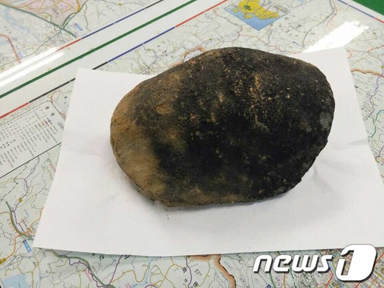 진주 운석 추가 발견.© News1   