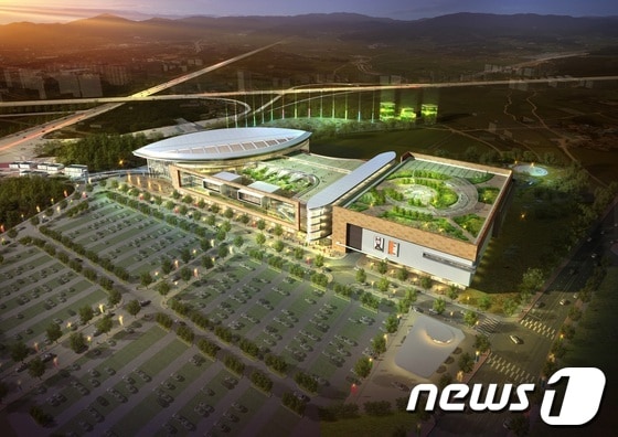 안성 복합쇼핑몰 조감도© News1