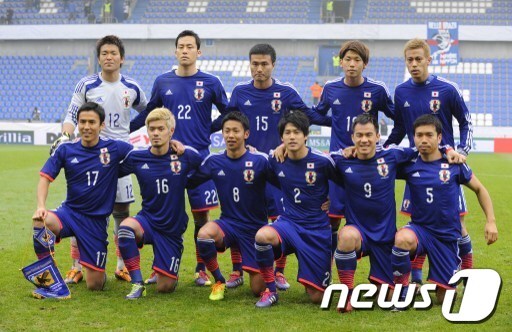 일본 축구 국가대표팀. © AFP=News1 