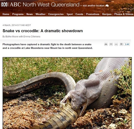 호주 ABC 홈페이지 캡쳐.© News1  