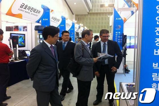 지난해 열렸던 제1회 국제해양장비박람회 모습.© News1