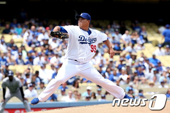 '코리안 몬스터' 류현진(27·LA 다저스).© AFP=News1