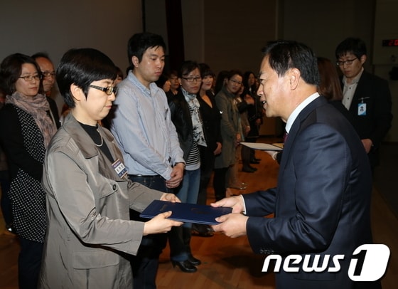 충남도교육청은 8일 본청 대회의실에서 교육사랑 모니터 위촉식을 진행했다. © News1 