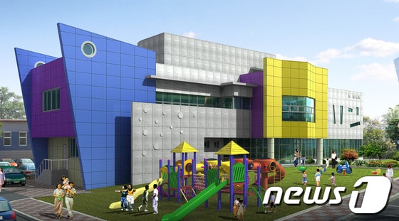 속초해양산업단지 희망직장어린이집 청사진(사진제공=속초시)2014.5.12/뉴스1 © News1   엄용주 