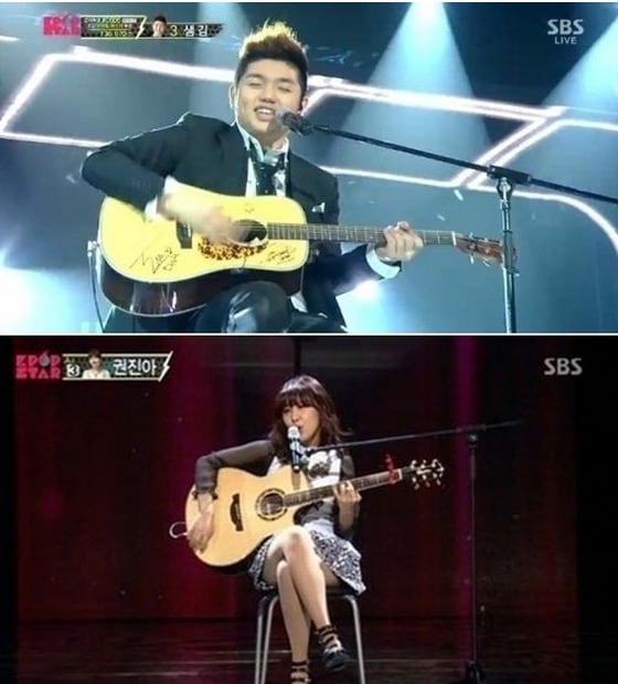 SBS 'K팝스타'가 배출한 가수 샘 김, 권진아(SBS 제공).© News1