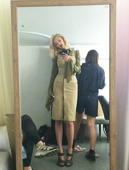 배우 김우빈과 결별 후 같은 날 근황을 공개한 모델 유지안 © 사진=유지안 인스타그램 