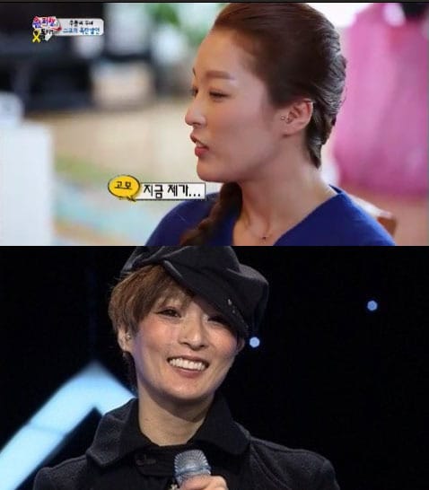 이종격투기 선수 추성훈의 여동생 추정화가 과거 SBS 'K팝스타'에 출연한 이력이 공개돼 눈길을 모았다. © KBS2'슈퍼맨이 돌아왔다' 방송 캡처(위), SBS 'K팝스타' 캡처