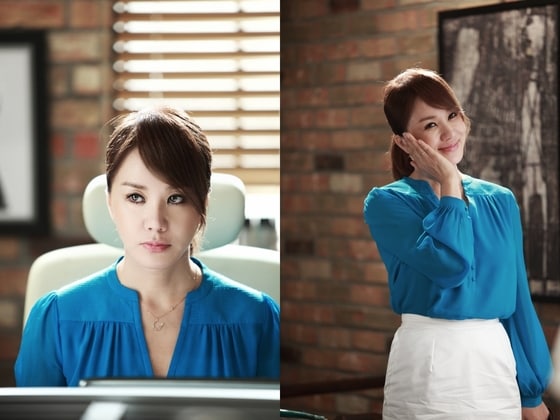 드라마 '마녀의 조건' 엄정화의 비하인드컷이 20일 공개됐다. © 심엔터테인먼트 제공 