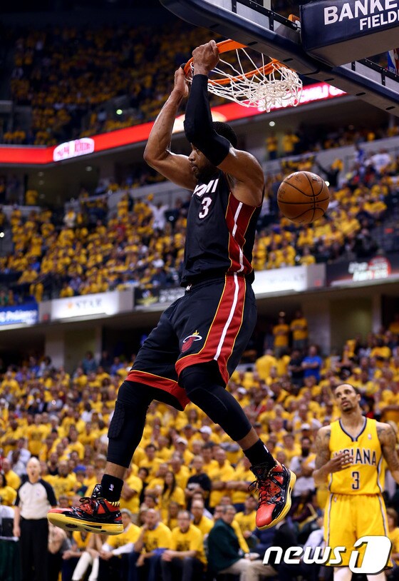 드웨인 웨이드(33)가 마이애미 히트와 재계약을 맺었다. ⓒ AFP=News1