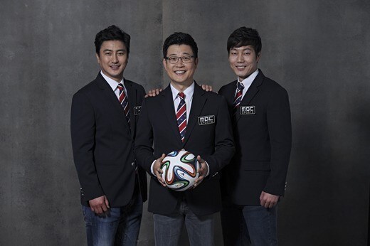 MBC가 안정환(왼쪽) , 김성주, 송종국 3인방을 2014 브라질 월드컵 한국 경기 중계진으로 결정했다. © 사진제공=MBC 