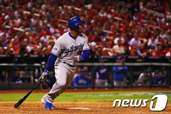 LA 다저스의 칼 크로포드. © AFP=News1 