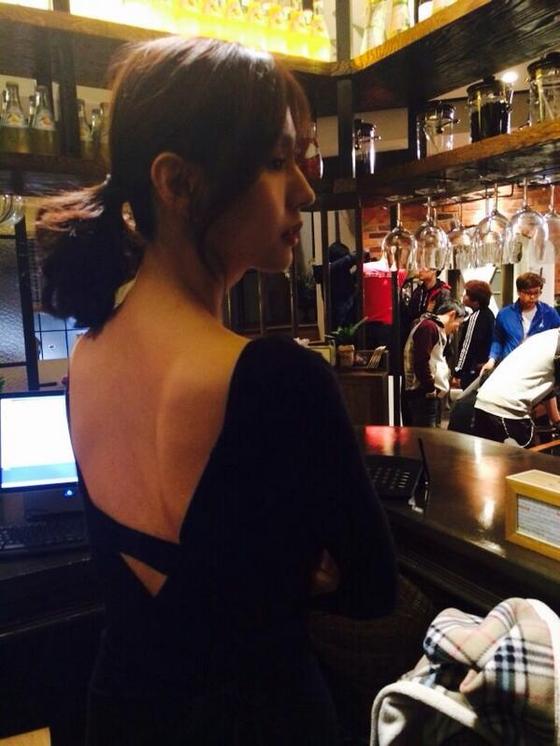 배우 서유정이 자신의 트위터에 올린 사진 © News1  