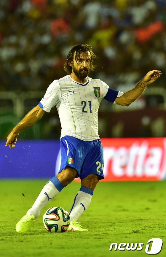 이탈리아 축구대표팀 미드필더 안드레아 피를로. © AFP=News1