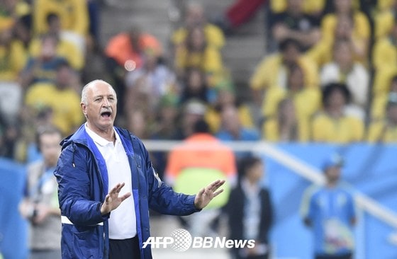 브라질 축구대표팀의 루이스 펠리페 스콜라리 감독. © AFPBBNews=News1