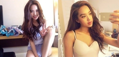 김희정이 핫팬츠 셀카를 공개했다. © 김희정 인스타그램 