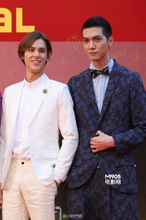 배우 이현재(왼쪽)가 상하이 국제영화제에 참석했다. © HNS HQ 제공