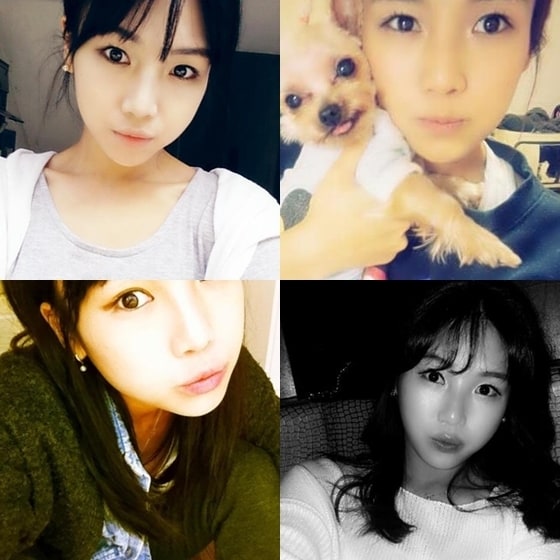 홍예슬 과거 셀카 사진이 화제다. © 홍예슬 페이스북 