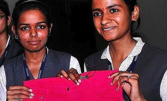 인도에서 개발된 성폭행 방지 청바지 ©출처-트위터= News1 