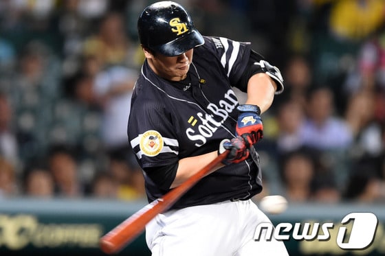 '빅보이' 이대호(32·소프트뱅크 호크스).  © News1   김진환 기자