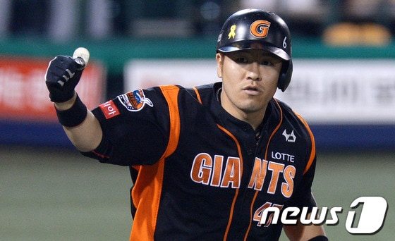 롯데 자이언츠 포수 강민호. ⓒ News1