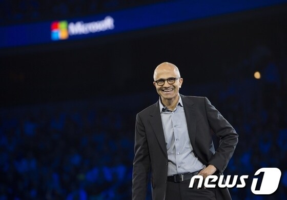 사티아 나델라 마이크로소프트(MS) 최고경영자(CEO). ⓒ AFP=News1