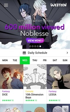 네이버 '라인 웹툰' © News1 