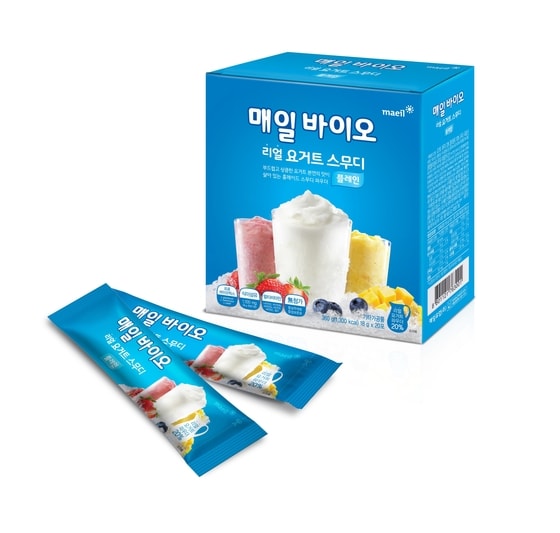 매일유업이 새롭게 선보인 홈메이드 요거트 파우더 '매일 바이오 리얼 요거트 스무디' 제품 이미지 ⓒ News1